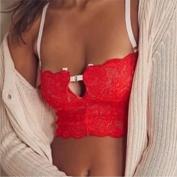 We Are HAH x Free People Top 2 Bottom Cami Blood Orange New with Tags - Picture 3 of 9